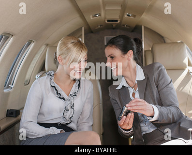 Contended businesswomen Stock Photo