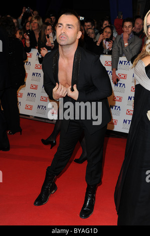 LOUIE SPENCE 2011 NATIONAL TELEVISION AWARDS O2 ARENA LONDON ENGLAND 26 January 2011 Stock Photo