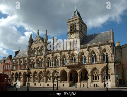 Guildhall, St Giles Square, Northampton, Northamptonshire, England, UK Stock Photo