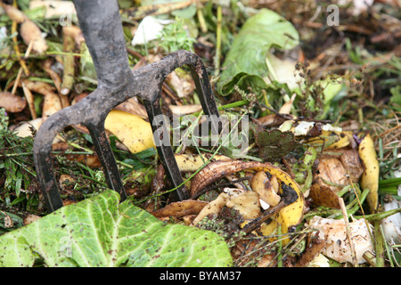 garden waste rotting down Stock Photo