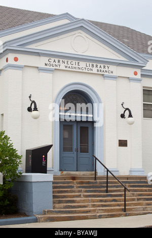 Mount Washington branch of Carnegie Library in Pittsburgh, Pennsylvania, USA Stock Photo