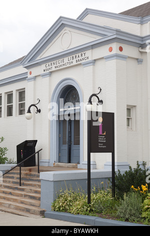 Mount Washington branch of Carnegie Library in Pittsburgh, Pennsylvania, USA Stock Photo