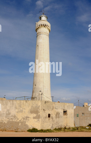 Lighthouse in Casablanca, Morocco, Africa Stock Photo
