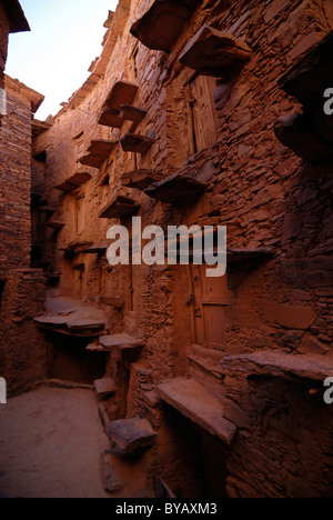 Fortified granary of Amtoudi in the Anti-Atlas, Morocco, Africa Stock Photo