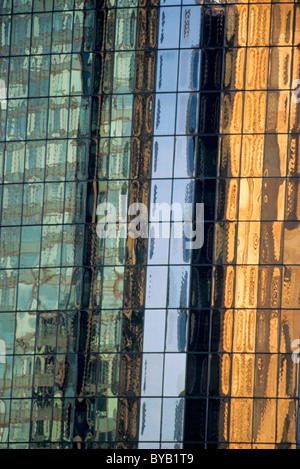 Office block - reflections in the windows Stock Photo