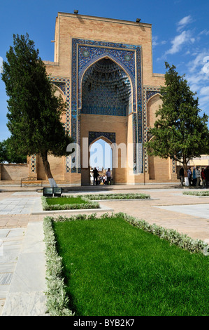 Gur Emir, Gur-Amir, Guri Amir mausoleum, tomb of Timur, Temur, Tamerlane, Samarkand, Silk Road, Uzbekistan, Central Asia Stock Photo