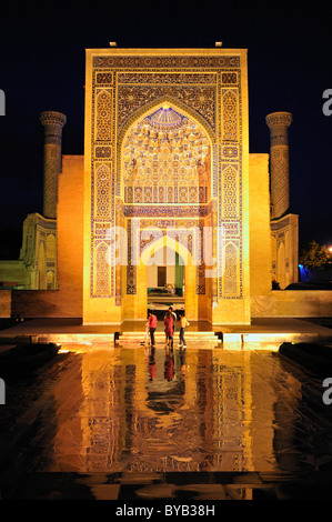 Gur Emir, Gur-Amir, Guri Amir mausoleum, tomb of Timur, Temur, Tamerlane, Samarkand, Unesco World Heritage Site, Silk Road Stock Photo