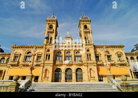 City Hall, San Sebastian, Pais Vasco, Basque Country, Spain, Europe Stock Photo