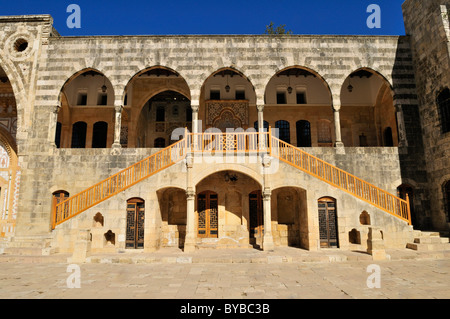 Historic Beit ed-Dine, Beiteddine Palace of Emir Bashir, Chouf, Lebanon, Middle east, West Asia Stock Photo