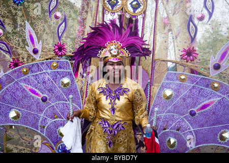 Launched by a large Caribbean-style parade, the DC Caribbean Carnival is held annually in Washington, DC. Stock Photo