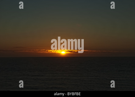 Flamborough Head sunrise Stock Photo