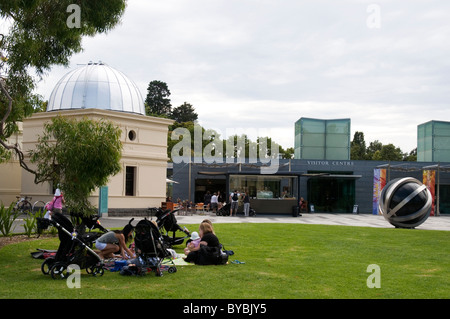 Observatory building and visitor centre at the Royal Botanic Gardens, Melbourne Stock Photo