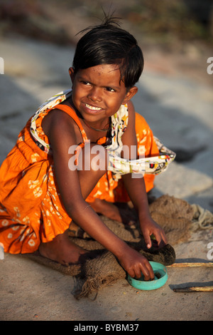 little girl in South Bangladesh Stock Photo