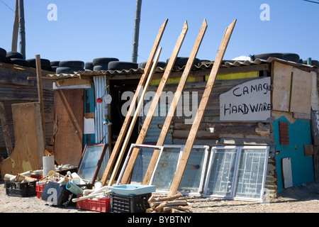 Camagu Hardware in Lwandle township near Gordons bay - Cape - South Africa Stock Photo