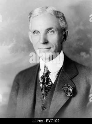 Henry Ford, American industrialist founder of the Ford Motor Company Henry Ford. Stock Photo