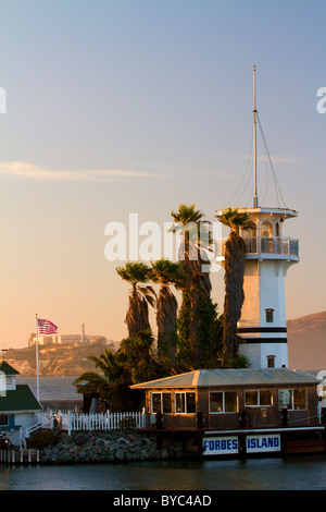 Forbes Island, Fisherman's Wharf, San Francisco, CA Stock Photo