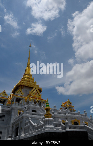 Wat Traimit Phra Maha Mondop ( Scripture Library ), temple  of the Golden Buddha ,  Bangkok , Thailand Stock Photo