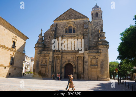 Ubeda, Jaen Province, Spain. Sacra Capilla de El Salvador del Mundo, Plaza Vázquez de Molina. Stock Photo