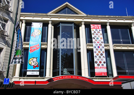 Dunedin Public Art Gallery, The Octagon, Dunedin, Otago Region, South Island, New Zealand Stock Photo