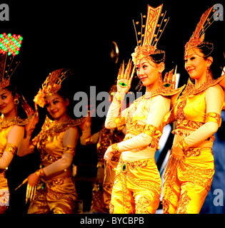 Chinese New Year celebrations, traditional dancers, London, England, UK, Europe Stock Photo