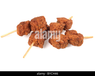 Chicken Tikka Kebabs Stock Photo