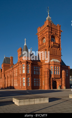 Pierhead Building Cardiff Bay South Wales Stock Photo