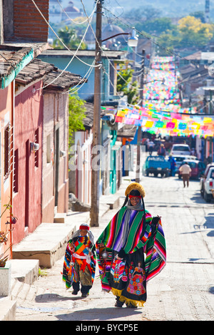 Fiesta Grande or the Grand Festival, Chiapa De Corzo, Chiapas, Mexico Stock Photo