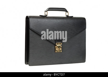 Louis Vuitton leather, bowling vanity, monogrammed handbag in brown and tan  photographed on a white background Stock Photo - Alamy