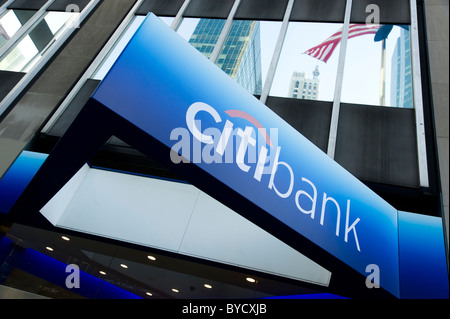 Citibank, New York, USA Stock Photo