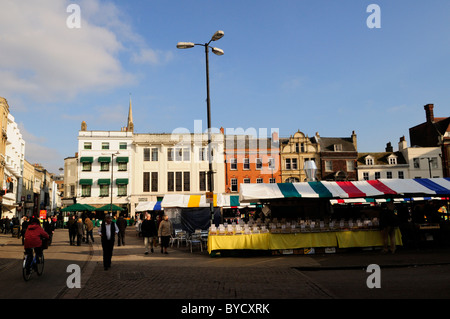 Market Square, Cambridge, England, UK Stock Photo