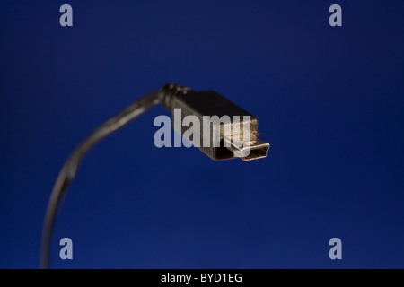 A mini usb connector Stock Photo