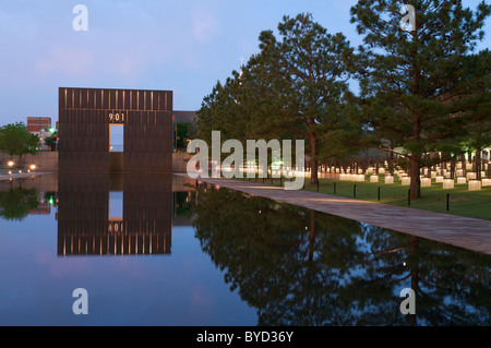 Oklahoma City National Memorial & Museum, dedicated to victims of the Alfred P. Murrah Federal Building bombing Stock Photo