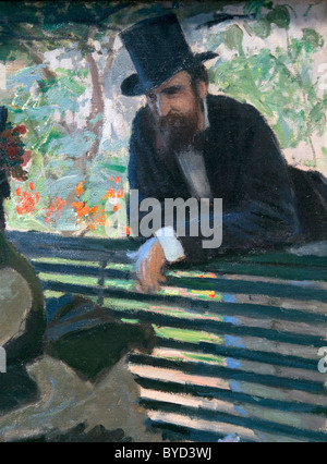 Detail: Camille Monet (1847–1879) on a Garden Bench, 1873, by Claude ...