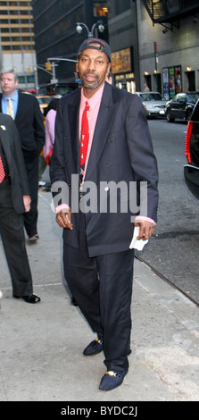 Subway Superman, Wesley Autrey Wesley Autrey, a reluctant media hero, makes an appearance on the David Letterman show in NYC. Stock Photo