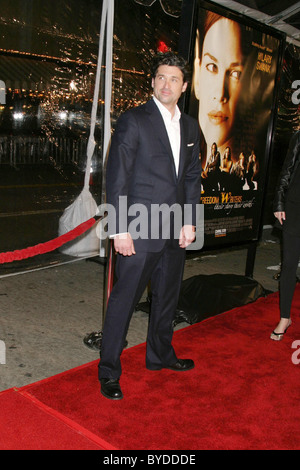 Patrick Dempsey The Los Angeles Premiere of 'Freedom Writers' held at Mann Village Theater - Arrivals Los Angeles, California - Stock Photo