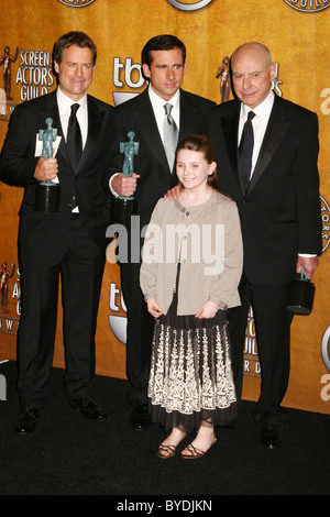 Cast of Little Miss Sunshine 13th Annual Screen Actors Guild Awards - Press Room held at Shrine Auditorium Los Angeles, Stock Photo