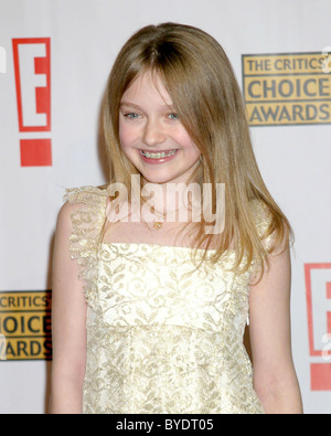 Dakota Fanning 12th Annual Critics' Choice Awards held at the Santa Monica Civic Center - Arrivals Santa Monica, California - Stock Photo