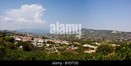 Omodos village, Troodos Mountains, Central Cyprus Stock Photo