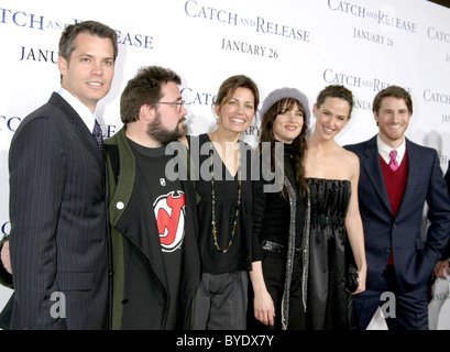 Timothy Olyphant, Kevin Smith, Susannah Grant, Juliette Lewis, Jennifer Garner and Sam Jaeger 'Catch and Release' World Stock Photo