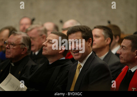 Senator Sam Brownback speaks at the 13th Annual National Memorial For The Pre Born, held at the United States Senate Washington Stock Photo