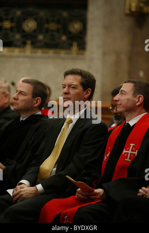 Senator Sam Brownback speaks at the 13th Annual National Memorial For The Pre Born, held at the United States Senate Washington Stock Photo