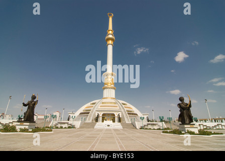 Monument to the Independence of Turkmenistan, Ashgabat, Turkmenistan, Central Asia Stock Photo