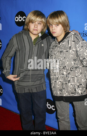 Dylan and Cole Sprouse Disney-ABC Television Group 'All Star Party' held at Ritz-Carlton Huntington Hotel Pasadena, California Stock Photo