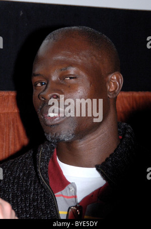 Djimon Hounsou in conversation on the film 'Blood Diamond' at the Santa Barbara Film Festival. Santa Barbara, California - Stock Photo