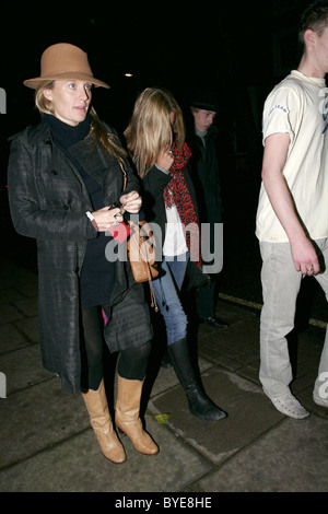 Kate Moss and Davina Taylor leaving a pub in Primrose Hill London ...