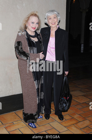 Carol Connors and Betty Garrett The Hollywood Arts Council's 21st annual 'Charlie Awards' held at Blossom Room inside the Stock Photo