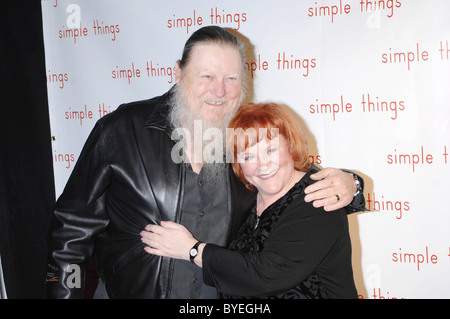 Mickey Jones and Edie McClurg International Family Film Premiere of 'Simple Things' held at Raleigh Theatre - Arrivals Stock Photo