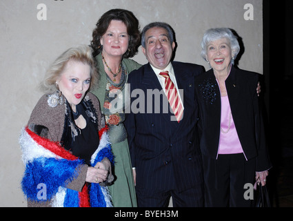 Carol Connors, Nyla Arslanian, Oscar Arslanian and Betty Garrett The Hollywood Arts Council's 21st annual 'Charlie Awards' held Stock Photo