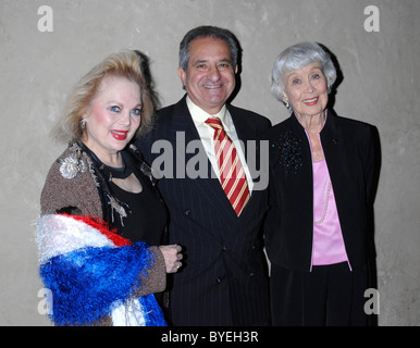 Carol Connors, Oscar Arslanian and Betty Garrett The Hollywood Arts Council's 21st annual 'Charlie Awards' held at Blossom Room Stock Photo