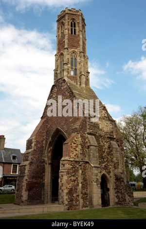 Greyfriars Tower in King's Lynn, Norfolk, UK Stock Photo